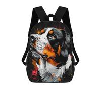 sinyumoney Bernese Mountain Dog Art Print Backpack School Bag Business Durable Laptop Bag for Campus Outdoor Travel Sports 17inch