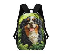 sinyumoney Bernese Mountain Dog Backpack School Bag Water Resistant Travel Backpack Computer Bag for Camping Outdoor Adventures And Daily Travel 17inch