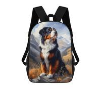 sinyumoney Bernese Mountain Dog in Mountains Backpack School Travel College Rucksack Backpacks for Campus Outdoor Travel Sports 17inch