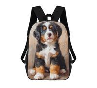sinyumoney Bernese Mountain Dog Puppy Backpack School Bag Large Water Resistant Laptop Backpack for Teenage Girls Boys Women Men 17inch
