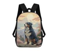 sinyumoney Bernese Mountain Mt Fuji School Bags Large Water Resistant Laptop Backpack for Boys/Girls/Teenagers 17inch