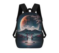 sinyumoney Beutiful View in Japan Backpacks Kids School Backpack School Bag 3D Printed School Bag for Boys Elementary And Middle School Students 17inch