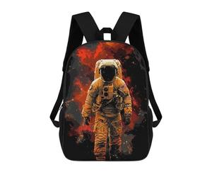 sinyumoney Beyond Earth Backpacks Kids 17inch School Backpack School Bag 3D Printed School Bag for Boys Elementary And Middle School Students
