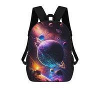 sinyumoney Beyond The Horizon Galaxie Children's Backpacks School Backpack 3D Printed for Kids Travel Rucksacks Book Bags Kids 17inch School Bag