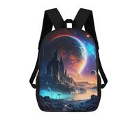 sinyumoney Beyond The Universe School Backpack Water Resistant Computer Rucksack- Perfect for Travel, Work And Daily Use 17inch
