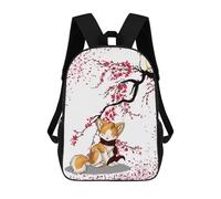 sinyumoney Bird And Dog Backpack School High Secondary School Bags Casual Backpack for Men, Women & Teenage Boys 17inch