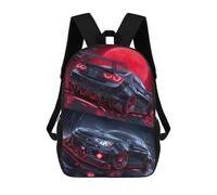 sinyumoney Black Beauty in Red Moon School Backpack Work Laptop Backpack Rucksack Bag for Teenage Girls Boys Women Men 17inch