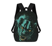sinyumoney Black Beetle 3D Printed Children's School Backpack for Kids High Capacity Travel Rucksacks Book Bags Kids School Bag Back Pack 17inch