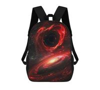 sinyumoney Black Holes School Backpack Water Resistant Travel Backpack Computer Bag for Girls Boys Teenage 17inch