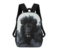 sinyumoney Black Lion Majesty Backpack School Bag Secondary Causal Travel High School Bags for Boys/Girls/Teenagers 17inch