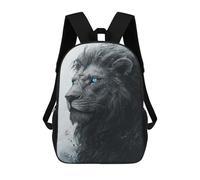 sinyumoney Black Lion with Blue Eyes -1 School Backpack Water Resistant Travel Backpack Computer Bag for Men, Women & Teenage Boys 17inch