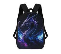 sinyumoney Black Magic Dragon Casual Daypack Backpacks School Bag for Girls Boys High College Teens Knapsack Men Women Travel Laptop Rucksack College Bookbag 17inch