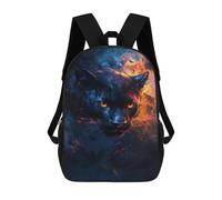 sinyumoney Black Panther Art Print Backpack School Daypacks Business Backpack Water Resistant Bookbag for Camping Outdoor Adventures And Daily Travel 17inch