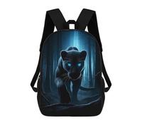 sinyumoney Black Panther at Night Backpack School Computer Rucksack for School/Work/Travel for Girls Boys Teenage 17inch