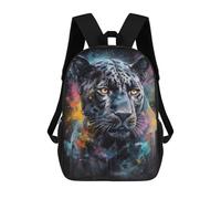 sinyumoney Black Panther Painting Backpacks Kids School Backpack School Bag 3D Printed School Bag for Boys Elementary And Middle School Students 17inch