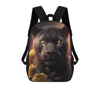 sinyumoney Black Panther Portrait Backpack School Bag Lightweight Airport College Students Back Pack for Men, Women & Teenage Boys 17inch