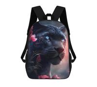 sinyumoney Black Panther with Blue Eyes -1 Backpacks Kids Student Schoolbag,3D Printed Backpacks,Elementary And Middle School Students Backpacks for Boys Girls 17inch