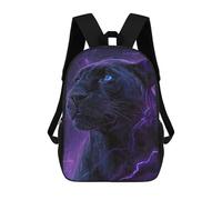 sinyumoney Black Panther with Blue Eyes Backpack School Large School Backpack for Boys for Teenage Girls Boys Women Men 17inch