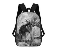 sinyumoney Blackbeards Last Fight Backpack School Bag Rucksack for Girls Boys Backpacks Large Capacity Kids Back Pack Lightweight School Bags for Children Students 17inch