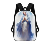 sinyumoney Blessed Mother Mary Painting School Backpack Business Laptop Rucksack Bag Unisex Casual Daypack for Boys/Girls/Teenagers 17inch