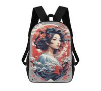 sinyumoney Blossoming Grace Backpack Cartoon Plush Bag, 3D Backpack for Kids School Bag Birthday Gift Idea for Boys And Girls 17inch