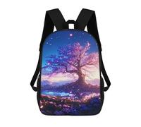 sinyumoney Blossoming Valley Rucksack Daypacks Business Backpack Water Resistant Bookbag for Men/Women 17inch
