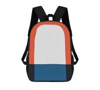 sinyumoney Blue And Red XIV Backpack School Large Water Resistant Laptop Backpack for Teenage Girls Boys Women Men 17inch