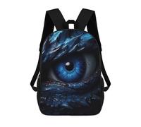 sinyumoney Blue Dragon Eye Backpack School Bag Water Resistant School Bag Business Backpack - Perfect for Travel, Work And Daily Use 17inch