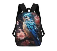 sinyumoney Blue Jay Rucksack Water Resistant School Bag Business Backpack for Men, Women & Teenage Boys 17inch
