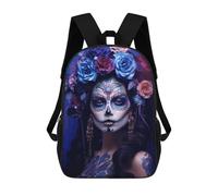 sinyumoney Blue Skies of The Dead School Backpack Daypacks Business Backpack Water Resistant Bookbag for Men/Women 17inch