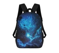 sinyumoney Blue Space 02 School Backpack Lightweight Airport College Students Back Pack for Teenage Girls Boys Women Men 17inch