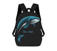 sinyumoney Blue Whale School Backpack Water Resistant Travel Backpack Computer Bag - Perfect for Travel, Work And Daily Use 17inch