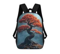 sinyumoney Bonsai Tree Backpack School Lightweight Casual Daypack School Backpacks for Boys/Girls/Teenagers 17inch