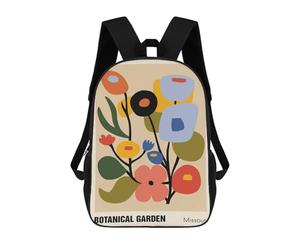 sinyumoney Botanical Garden Missouri Abstract Art Backpack School Bag Business Laptop Rucksack Bag Unisex Casual Daypack for Men/Women 17inch
