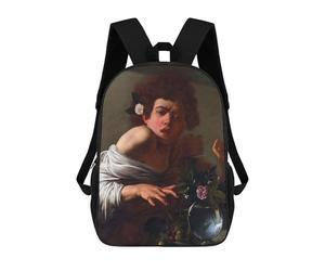 sinyumoney Boy Bitten by A Lizard Backpack School Bag Large School Backpack for Boys for Teenage Girls Boys Women Men 17inch