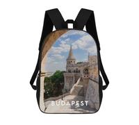 sinyumoney Budapest 1 Backpack School Water Resistant Travel Backpack Computer Bag for Girls Boys Teenage 17inch