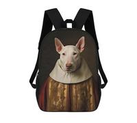 sinyumoney Bull Terrier The Pope Rucksack Water Resistant Computer Rucksack for Campus Outdoor Travel Sports 17inch