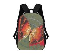 sinyumoney Butterfly 3 Backpack School Rucksack Casual Daypacks School Work Travel Bag- Perfect for Travel, Work And Daily Use 17inch