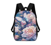 sinyumoney Butterfly Garden Fantasy Backpack School Bag Water Resistant School Bag Business Backpack for Boys/Girls/Teenagers 17inch