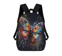 sinyumoney Butterfly Painting Backpack School Business Laptop Rucksack Bag Unisex Casual Daypack for Teenage Girls Boys Women Men 17inch