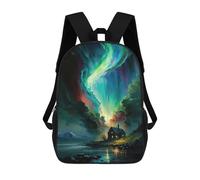 sinyumoney Cabin by The Lake School Backpack Large Water Resistant Laptop Backpack for Boys/Girls/Teenagers 17inch