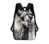 sinyumoney Camel Sahara Charm School Backpack Work Laptop Backpack Rucksack Bag for Camping Outdoor Adventures And Daily Travel 17inch