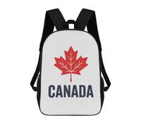 sinyumoney Canada Maple Leaf Symbol School Backpack Computer Rucksack for School/Work/Travel for Girl, Teen Girls 17inch