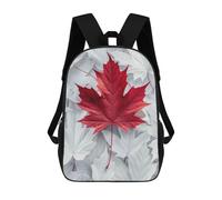sinyumoney Canadian Leaves Backpack School Large Water Resistant Laptop Backpack for Teenage Girls Boys Women Men 17inch
