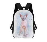 sinyumoney Canadian Sphynx Cat Art Backpack School Rucksack Casual Daypacks School Work Travel Bag- Perfect for Travel, Work And Daily Use 17inch