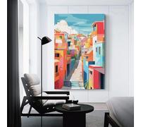 sinyumoney Cancun Mexico Canvas Wall Art Prints Hanging Poster Yoga Studio Room Decor Inner Peace Reiki Wall Art Spiritual Healing Gift for Family Friend 24x36inch(60x90cm)