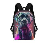 sinyumoney Cane Corso Colorful Backpacks Kids School Backpack School Bag 3D Printed School Bag for Boys Elementary And Middle School Students 17inch
