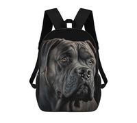 sinyumoney Cane Corso Drawing Dog School Bags Large Water Resistant Laptop Backpack for Campus Outdoor Travel Sports 17inch