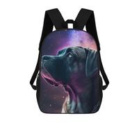sinyumoney Cane Corso Universum Children's School Backpack 3D Printed for Kids Travel Rucksacks Book Bags for Boys Elementary School Students 17inch