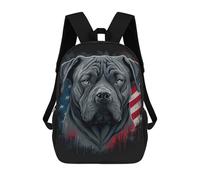 sinyumoney Cane Corso USA America Rucksack Rucksack Casual Daypacks School Work Travel Bag for School/Work/Travel 17inch